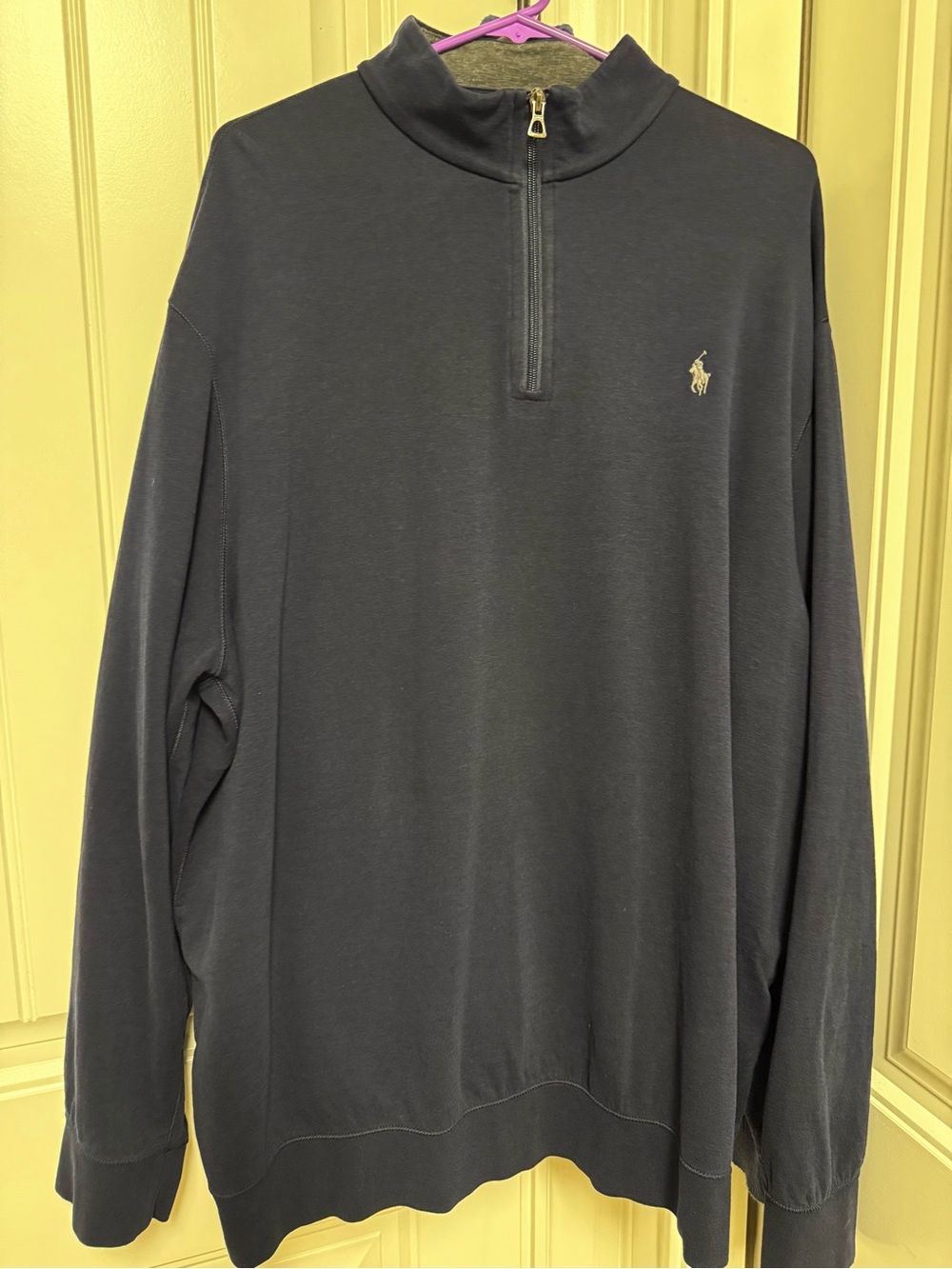 Polo by Ralph Lauren Dark Navy Half-Zip Pullover Sweater